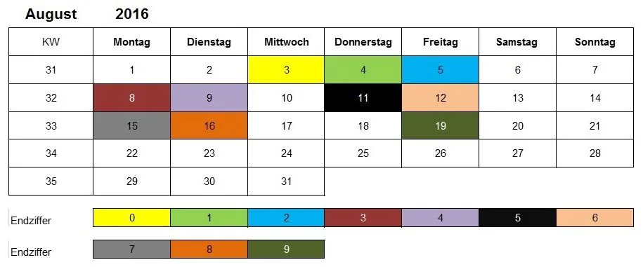 Kindergeld Auszahlungstermine August 2016