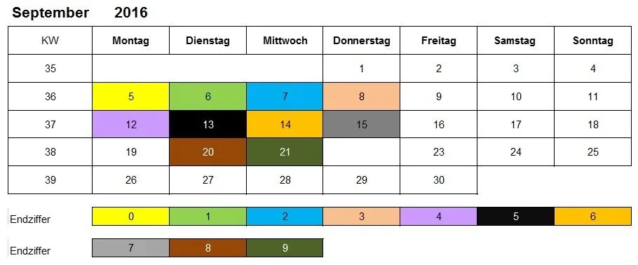 Kindergeld Auszahlungstermine September 2016