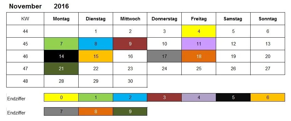 Kindergeld Auszahlungstermine November 2016