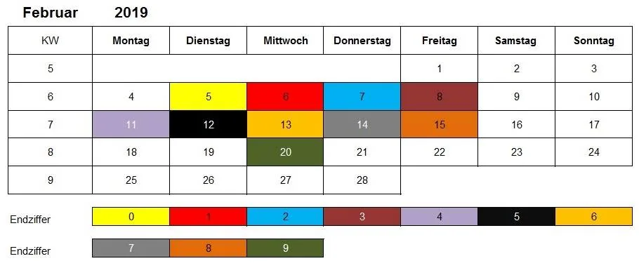 Februar 2019 Kindergeld