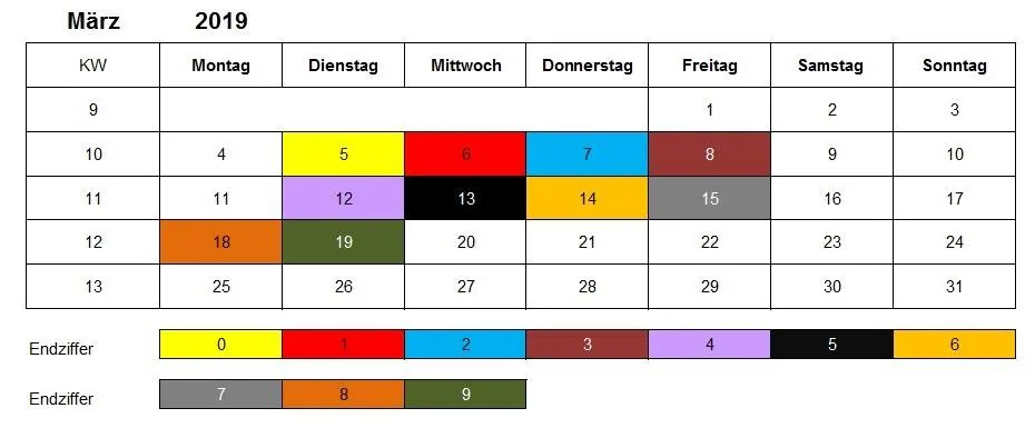 März 2019 Kindergeld