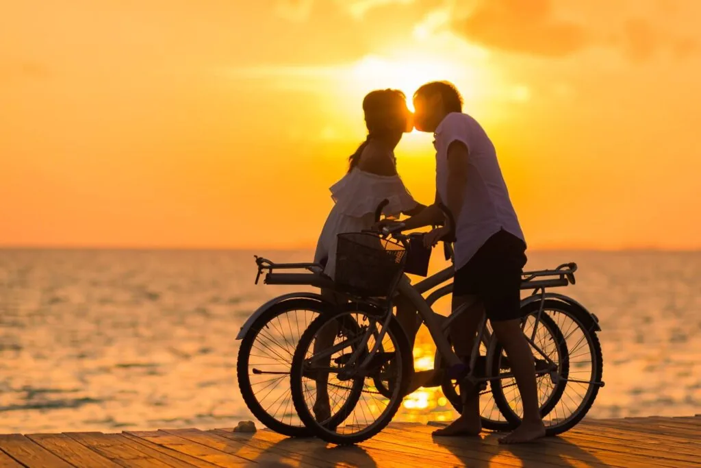 Fahradtour zu zweit Date-Ideen für wenig Geld