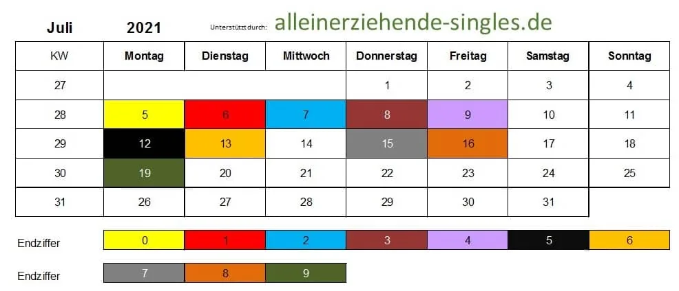 Kindergeld Auszahlungstermine August 2021