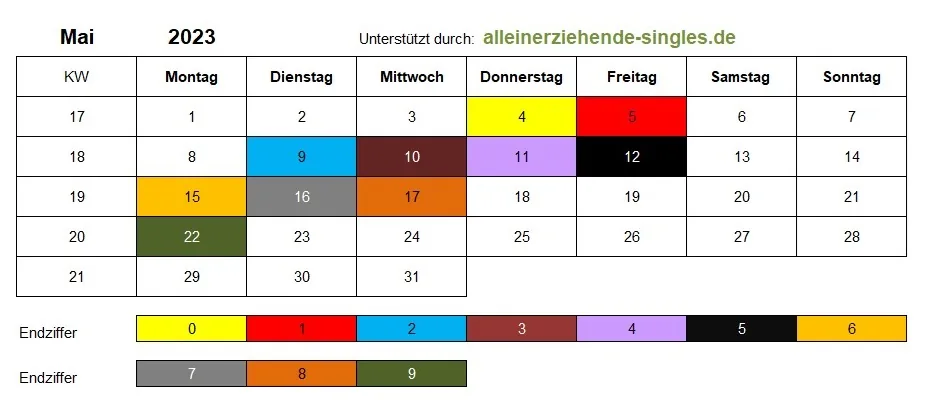 Kindergeld Auszahlungstermine Mai 2023