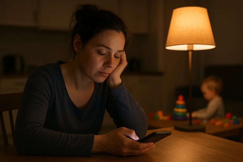 Nicht sofort zurückschreiben: Was Funkstille beim Dating mit Kind wirklich bedeuten kann